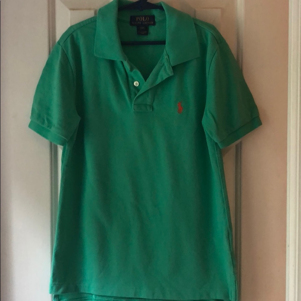 Boys green Polo shirt